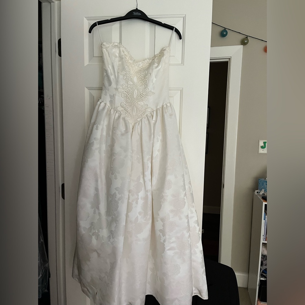 Vintage Scott McClintock strapless dress